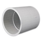 COUPLING, PVC,  SCH-40 SLIP X SLIP