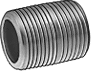 Standard-Wall Black Steel Threaded Pipe Nipple 44615K418