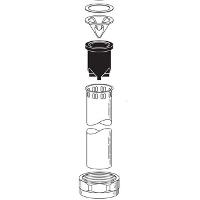KIT, REPAIR, TAILPIECE: INCLUDES O RING, V-CUP, TAILPIECE, NUT, PLUNGER, ETC.