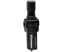 REGULATOR, FILTER, 1/2 IN. NPT, 5 MICRON, WITH GAUGE