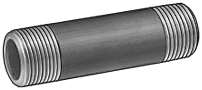 SCH 40 BLACK NIPPLE FIG 339