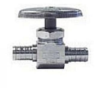 STOP VALVE, 1/2 IN. IPS X 3/8 O.D., CHROME, FOR CLOSET, LAVATORY, & SINK