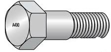 HEAVY HEX STRUCTURAL BOLT ALLOY STEEL ASTM A490