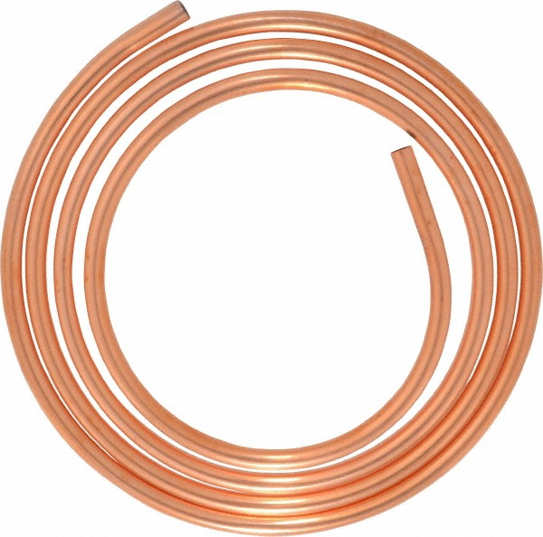TUBING, METALLIC,, COPPER, 50 FT/RL