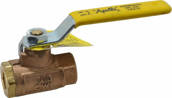 BALL VALVE, BRONZE, 1/4 IN., NPT., FEMALE,  APOLLO 70-101-01.