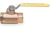 BALL VALVE, BRONZE, 3/4 IN., FNPT/150 , CHROME PLATED BALL