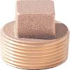 PLUG, BRASS, NPT, ASTM B584