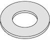 SAE WASHER, FLAT, 1/2 IN., ROUND, ZINC (APPROX. 55 PER LB.)